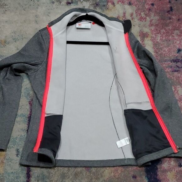 Spyder Core Sweater Full Zip Fleece Lined Jacket or Sweatshirt Size L - Picture 13 of 15